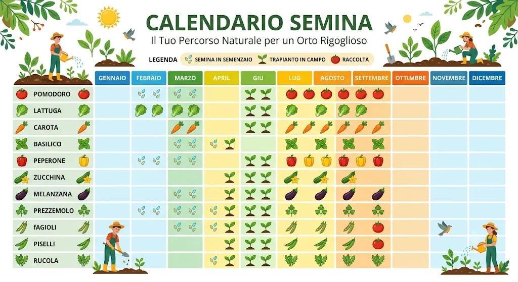 Cosa Piantare sul Balcone: Calendario Semina dell'Orto Urbano e Guida Mese per Mese