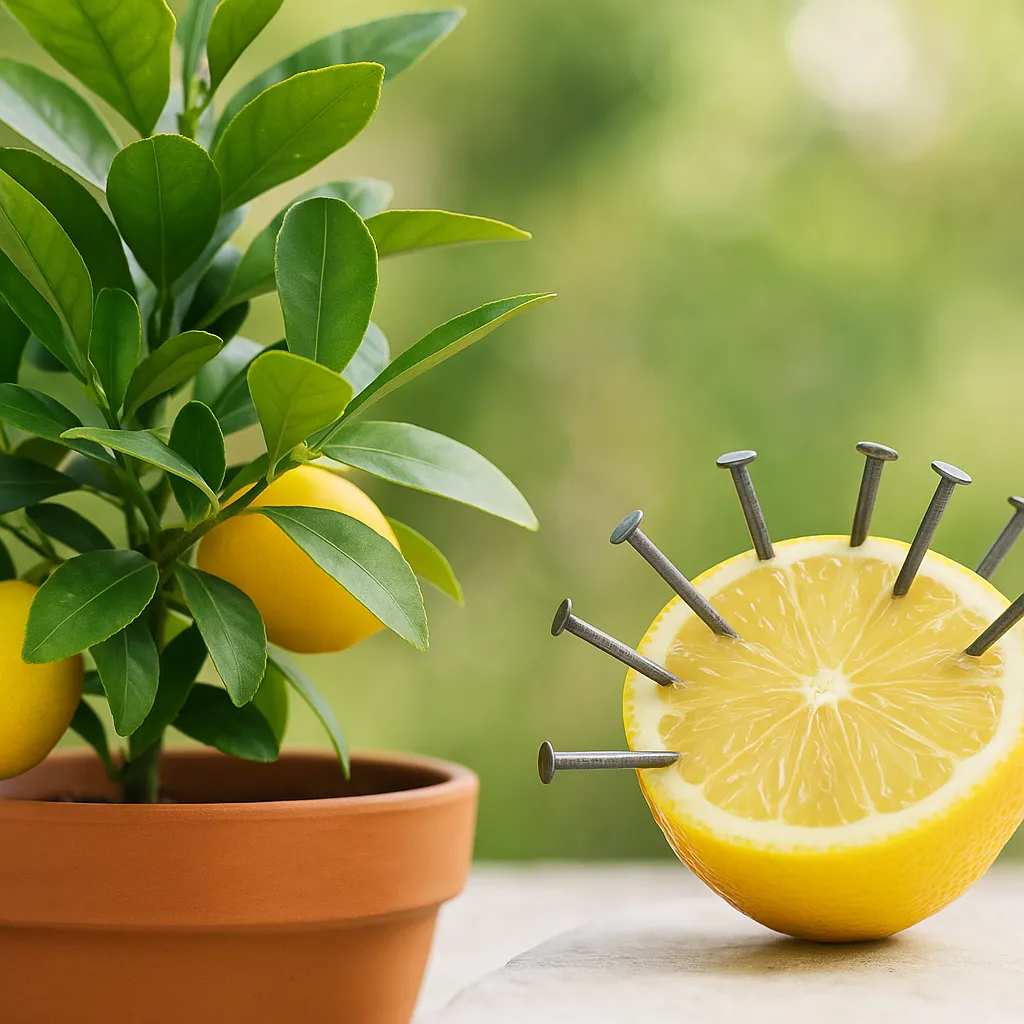 Limone e chiodi per la cura delle piante acidofile